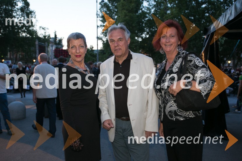  Viktorija  Potočnik, direktorica Pionirskega doma;  Jani Toroš;  Jerneja  Kamnikar, ustanoviteljica in direktorica Vivo Catering62. Ljubljana Festival, otvoritev s Carmino Burano