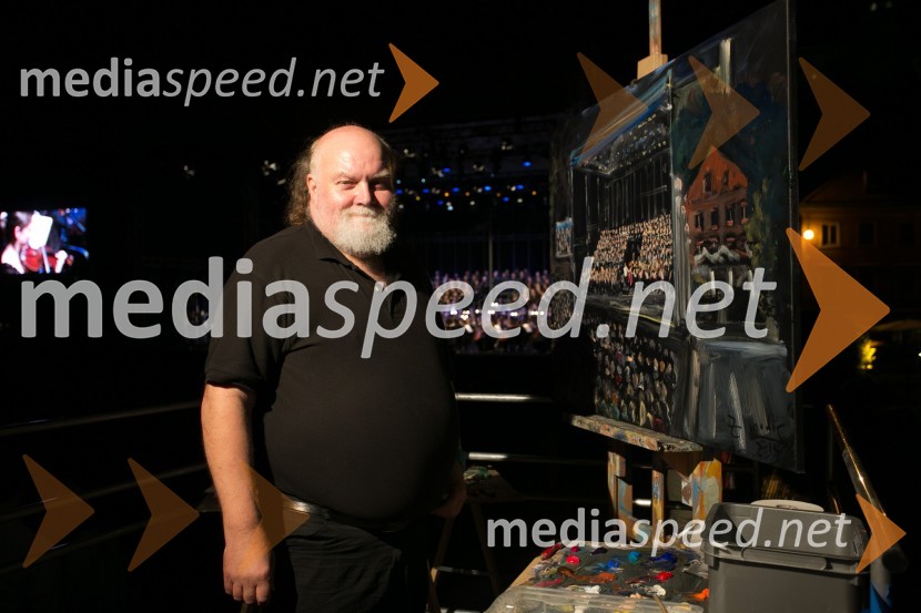  Zmago Modic, slikar62. Ljubljana Festival, otvoritev s Carmino Burano