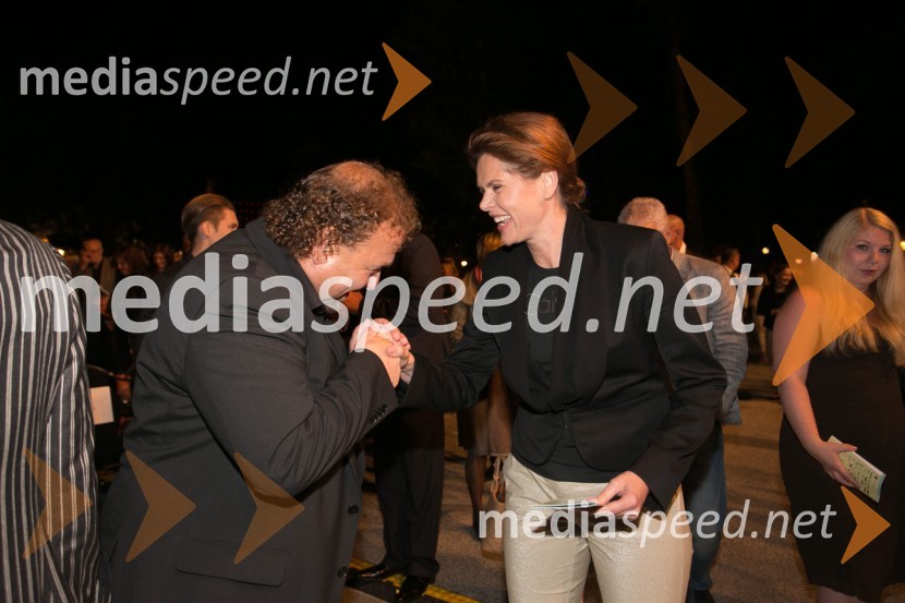  Darko  Brlek, direktor, Festival Ljubljana; mag. Alenka Bratušek, predsednica vlade Republike Slovenije62. Ljubljana Festival, otvoritev s Carmino Burano