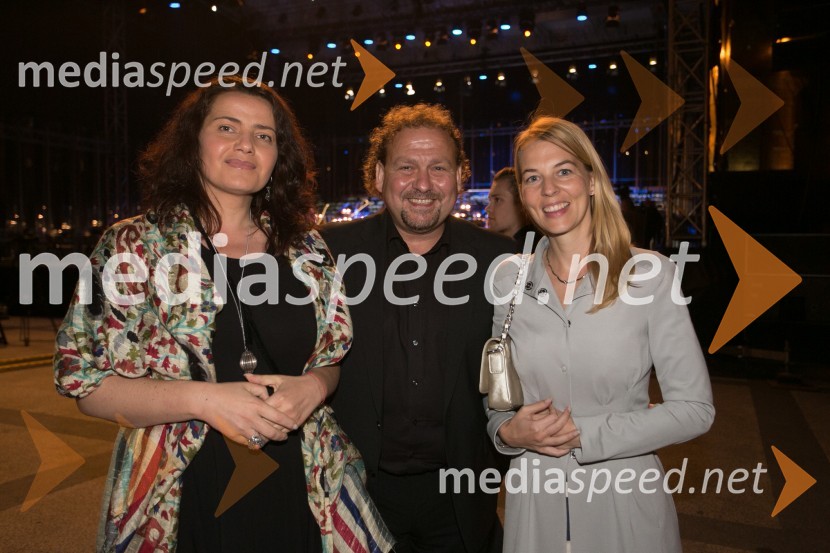  ... ;  Darko  Brlek, direktor, Festival Ljubljana;  Tjaša Ficko, Pozitivna Slovenija62. Ljubljana Festival, otvoritev s Carmino Burano