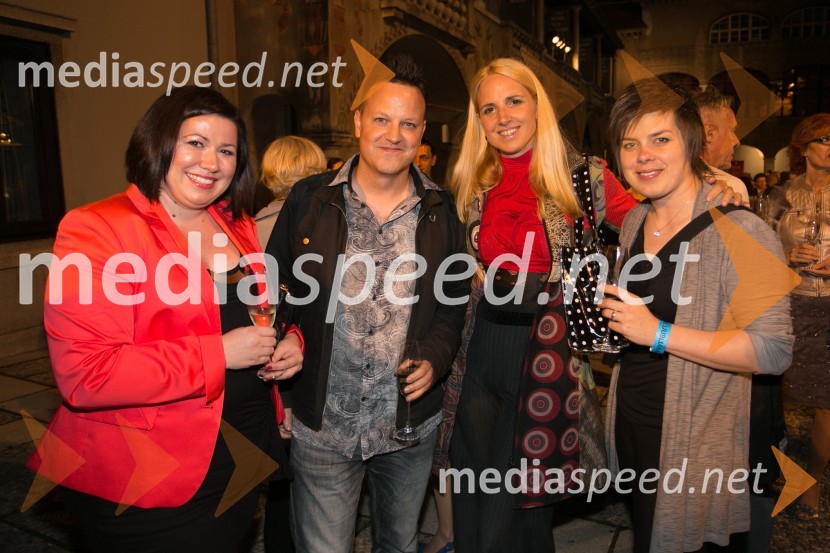  Barbara Begovič, Festival Ljubljana;  Rok Golob, glasbenik;  Katarina Habe, glasbenica;  Martina Batič, dirigentka62. Ljubljana Festival, otvoritev s Carmino Burano