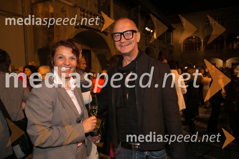 mag. Petra Stušek, v.d. direktorica, Zavod za turizem Ljubljana;  Uroš Smolej, igralec62. Ljubljana Festival, otvoritev s Carmino Burano