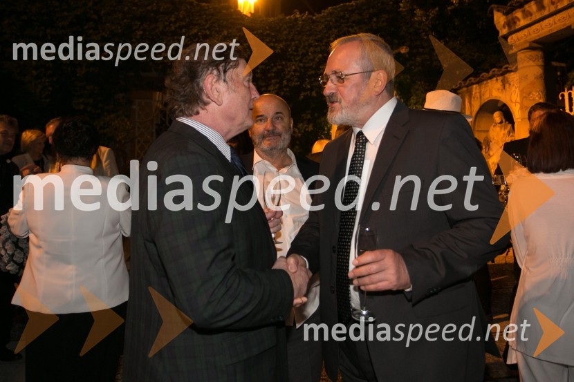  Uroš Lajovic, dirigent;  Ivica  Šarić, minister za kulturo in šport kantona Sarajevo62. Ljubljana Festival, otvoritev s Carmino Burano