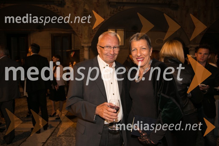 dr. Peter Kamien;  Viktorija  Potočnik, direktorica Pionirskega doma62. Ljubljana Festival, otvoritev s Carmino Burano