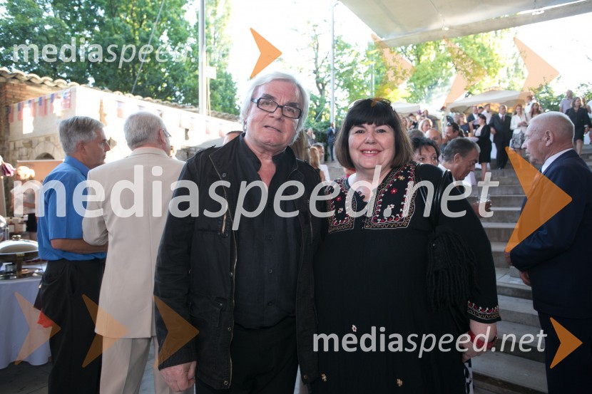  Lado  Leskovar, pevec in ambasador Unicef;  Verica Leskovar, Turizem LjubljanaSprejem ob ameriškem dnevu neodvisnosti