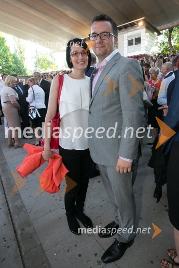  Petra Krilič;  Žiga Vavpotič, strokovni direktor Zavoda YpsilonSprejem ob ameriškem dnevu neodvisnosti