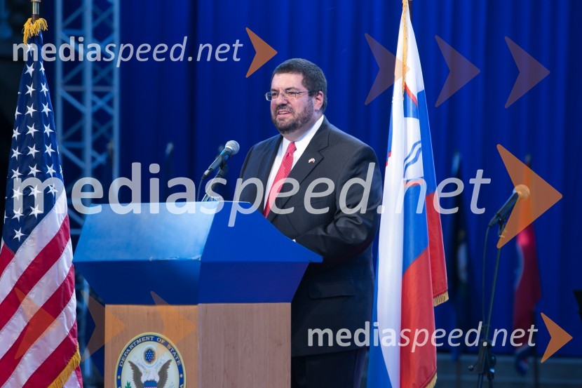  David Burger, namestnik veleposlanika ZDASprejem ob ameriškem dnevu neodvisnosti