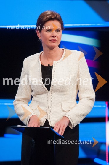 mag. Alenka Bratušek, predsednica vlade Republike SlovenijeVolitve v DZ 2014, predvolilno soočenje