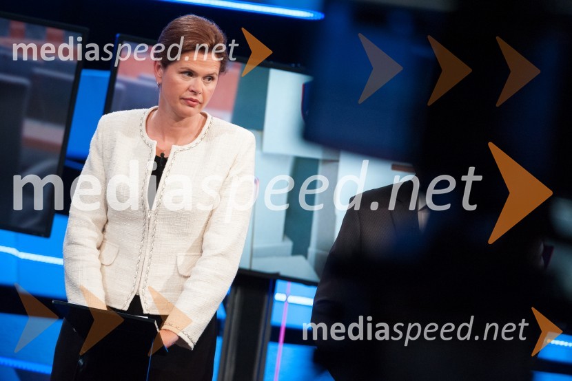 mag. Alenka Bratušek, predsednica vlade Republike SlovenijeVolitve v DZ 2014, predvolilno soočenje