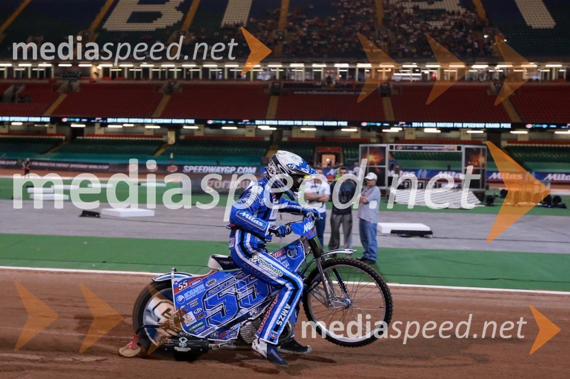  Matej Žagar, speedwayist (Slovenija)Žagar lovi tretje mesto na stadionu Millennium