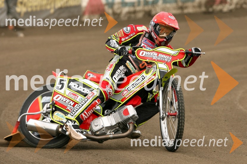 Leigh Adams (Avstralija)SPEEDWAY GRAND PRIX, VN Evrope 2007, trening
