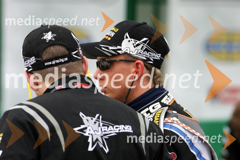 Andreas Jonsson (Švedska)SPEEDWAY GRAND PRIX, VN Evrope 2007, trening