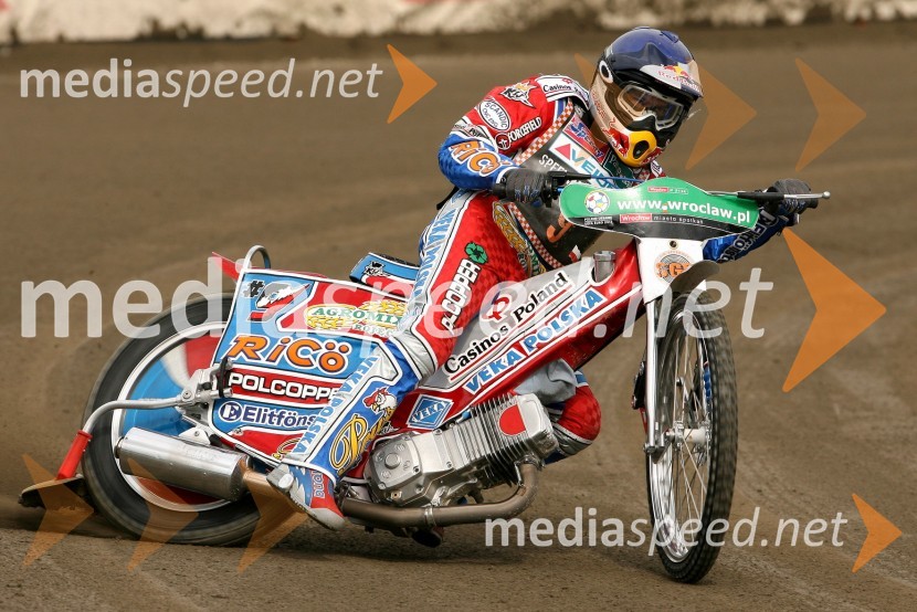 Jaroslaw Hampel (Poljska)SPEEDWAY GRAND PRIX, VN Evrope 2007, trening