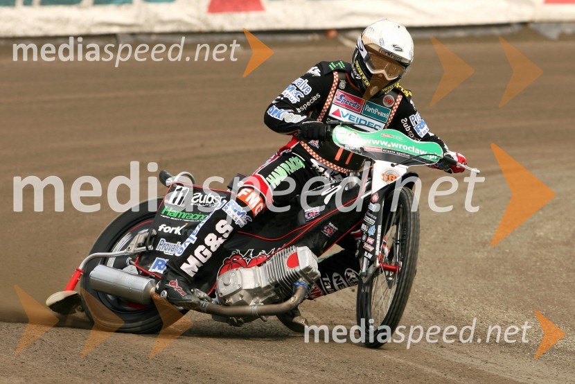 Scott Nicholls (Velika Britanija)SPEEDWAY GRAND PRIX, VN Evrope 2007, trening