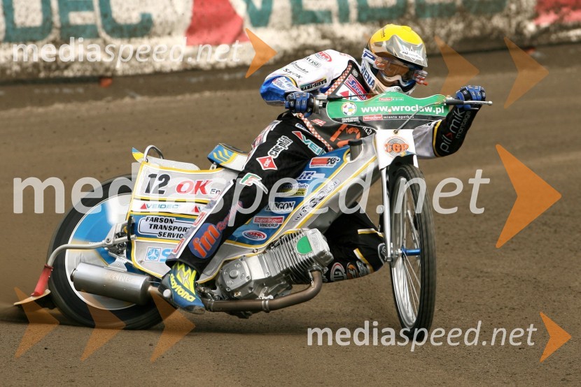 Bjarne Pedersen (Danska)SPEEDWAY GRAND PRIX, VN Evrope 2007, trening