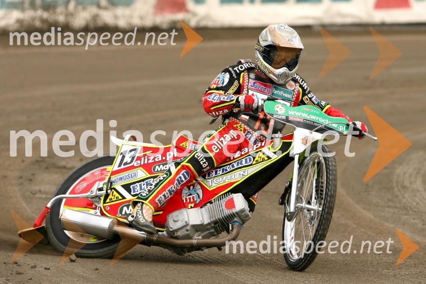 Wieslaw Jagus (Poljska)SPEEDWAY GRAND PRIX, VN Evrope 2007, trening
