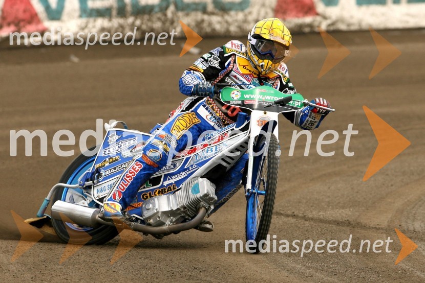 Sebastian Ulamek (Poljska)SPEEDWAY GRAND PRIX, VN Evrope 2007, trening