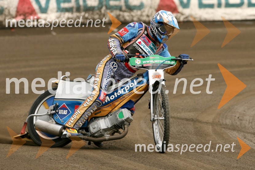 Tomasz Gapinski (Poljska)SPEEDWAY GRAND PRIX, VN Evrope 2007, trening