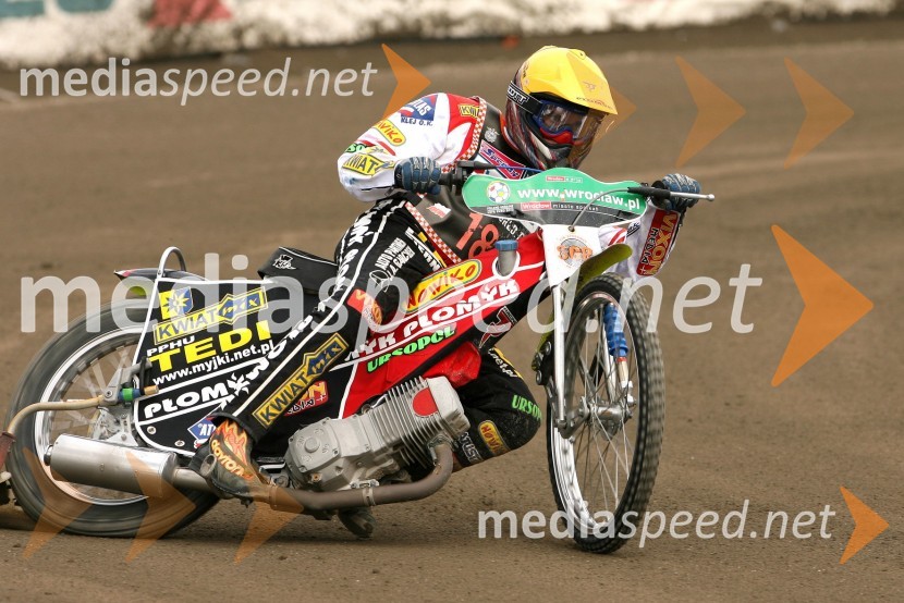 Tomasz Jedrzejak (Poljska)SPEEDWAY GRAND PRIX, VN Evrope 2007, trening