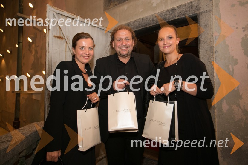  Vesna Zaleznik, Zlatarna Celje;  Darko  Brlek, direktor, Festival Ljubljana;  Desiree Kolarec, Zlatarna CeljeGala baletni večer svetovnih zvezd