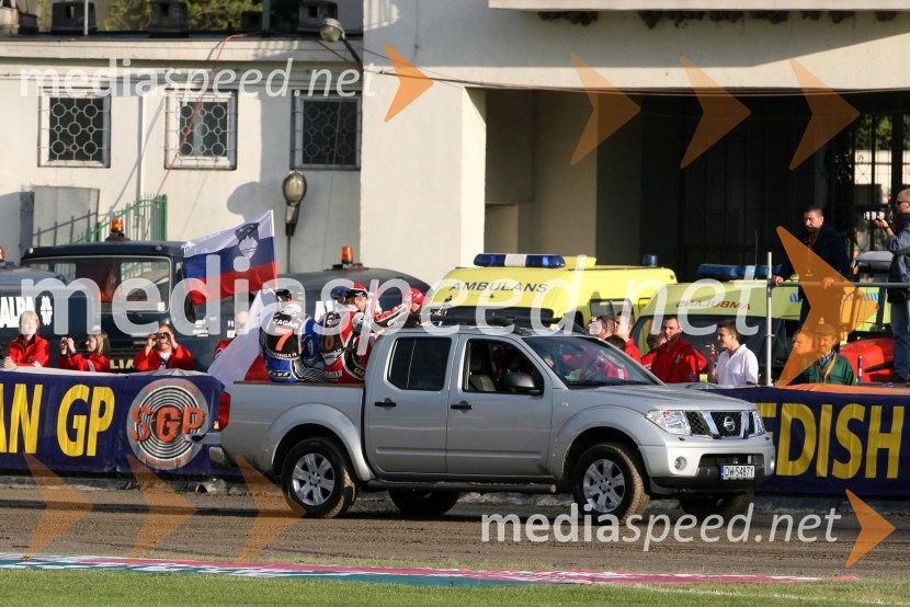 Matej Žagar (Slovenija) in Hans Andersen (Danska)SPEEDWAY GRAND PRIX, VN Evrope 2007, dirka