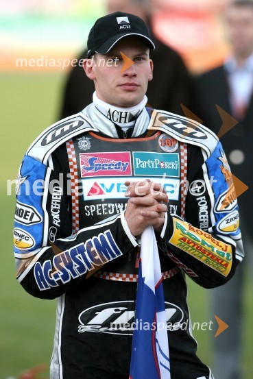 Matej Žagar (Slovenija)SPEEDWAY GRAND PRIX, VN Evrope 2007, dirka