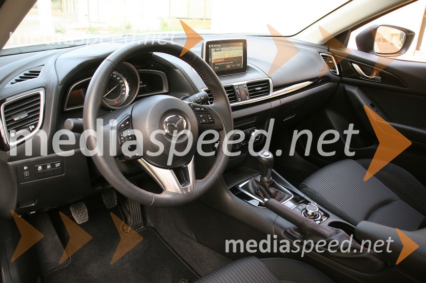 Mazda3 SP G100 Challenge, notranjostMazda3 SP G100 Challenge, mediaspeed test