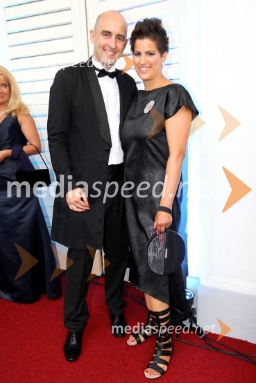  Jožko Križan, direktor marketinga, Olimpijski komite Slovenije;  Sanja KrižanAnin ples 2014