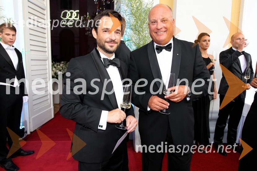  Danilo Ferjančič, generalni direktor Porsche Slovenija d.o.o;  Iztok Klančnik, direktor HP SlovenijaAnin ples 2014