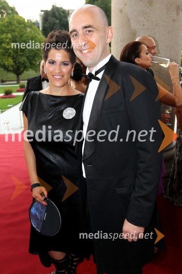  Sanja Križan;  Jožko Križan, direktor marketinga, Olimpijski komite SlovenijeAnin ples 2014