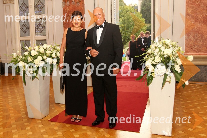  Maja Klančnik;  Iztok Klančnik, direktor HP SlovenijaAnin ples 2014