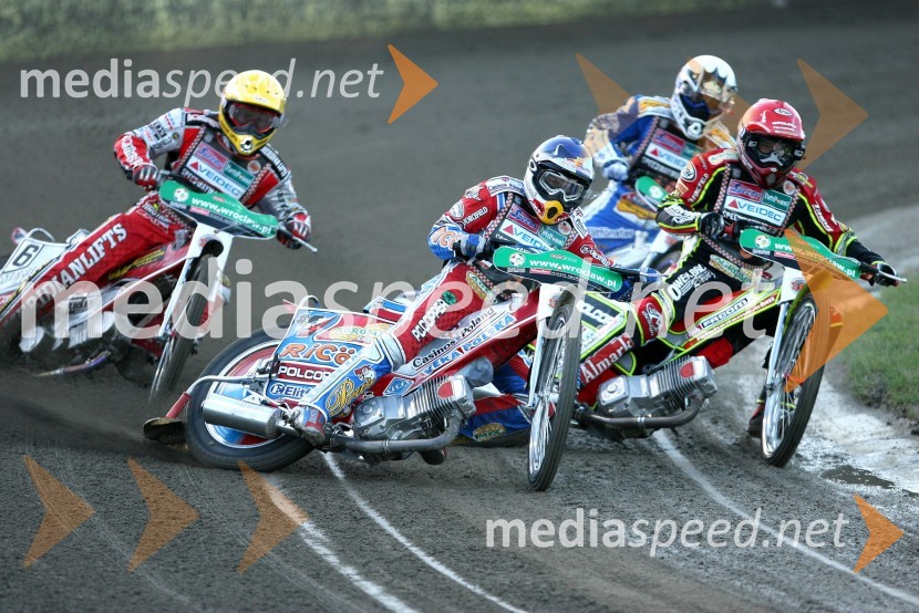 Hans Andersen (Danska), Jaroslaw Hampel (Poljska), ...SPEEDWAY GRAND PRIX, VN Evrope 2007, dirka