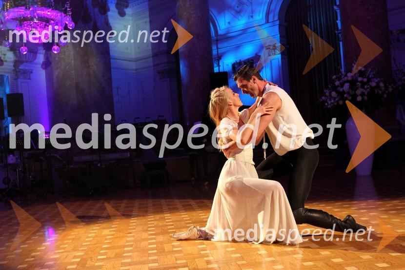  Brankica Mandić, primabalerina;  Milan Rus, prvak baletaAnin ples 2014