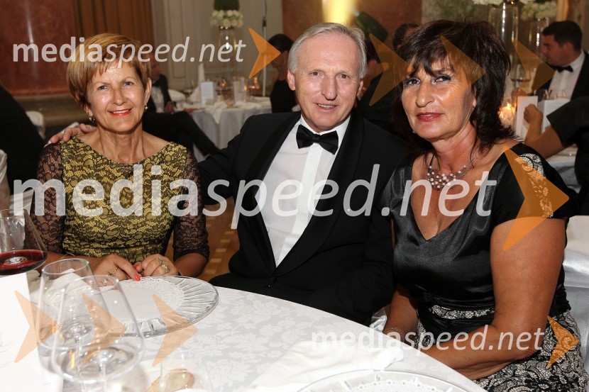  Sonja Zorn; dr. Otmar Zorn, generalni direktor Iskra Zaščite d.o.o.;  Marjana BalohAnin ples 2014