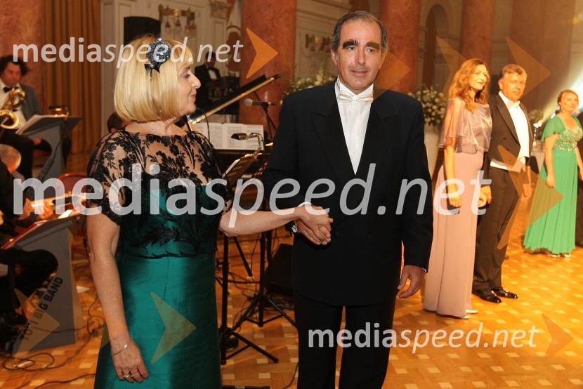  Janja Koršič; prof. dr. Marjan Koršič, nevrokirurgAnin ples 2014