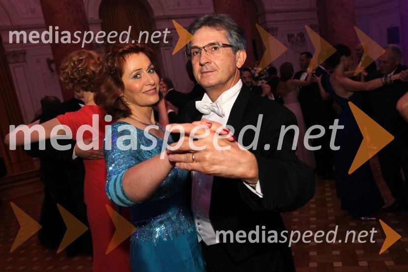  Biserka Križan;  Franci Križan, organizatorAnin ples 2014