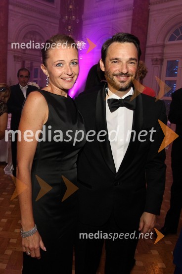  Polona Ferjančič;  Danilo Ferjančič, generalni direktor Porsche Slovenija d.o.oAnin ples 2014