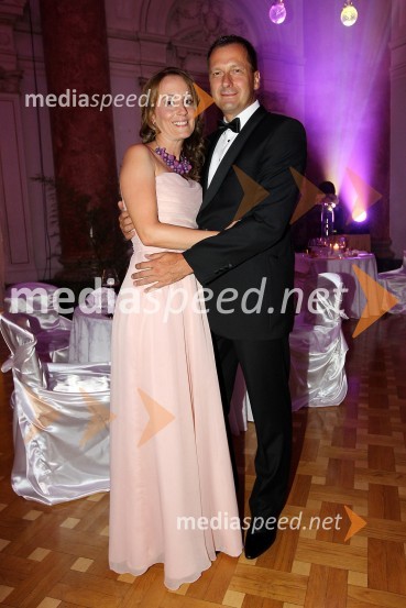  Bojana Doma Marinšek;  Emil Marinšek, direktor, podjetje MaremicoAnin ples 2014