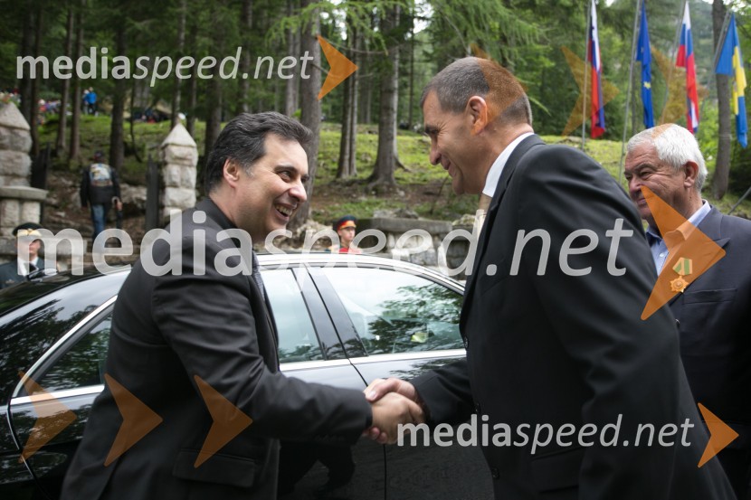  Mitja Bervar, predsednik Državnega sveta RS;  Jure Žerjav, župan občine Kranjska GoraSpominska svečanost ob Ruski kapelici
