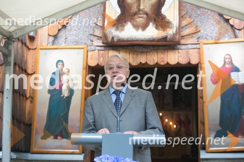  Vasja Klavora, nekdanji predsednik državnega zbora,  pobudnik postavitve spomenika slovenskim vojakom v Doberdobu, osebnost Primorske 2016Spominska svečanost ob Ruski kapelici