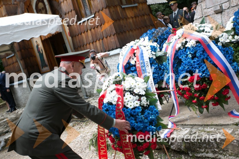 Spominska svečanost ob Ruski kapeliciSpominska svečanost ob Ruski kapelici