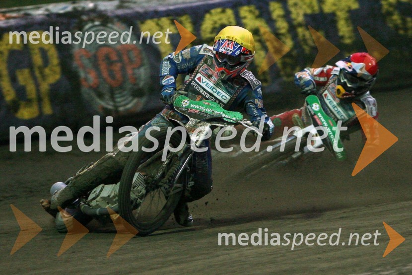 Chris Harris (Velika Britanija) in ...SPEEDWAY GRAND PRIX, VN Evrope 2007, dirka