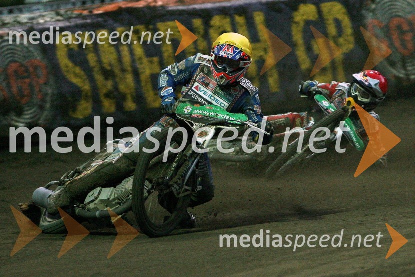 Chris Harris (Velika Britanija) in ...SPEEDWAY GRAND PRIX, VN Evrope 2007, dirka