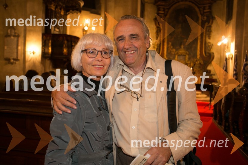  Ivanka Mulec Ploj, predsednica Glasbene matice Ljubljana;  Tomaž  Bole, Gallus J. carniolusKoncert Martina Beliča in Ivana Ferčiča