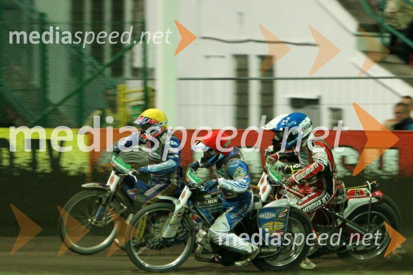 Chris Harris (Velika Britanija), Greg Hancock (ZDA), Leigh Adams (Avstralija) in Hans Andersen (Danska)SPEEDWAY GRAND PRIX, VN Evrope 2007, dirka