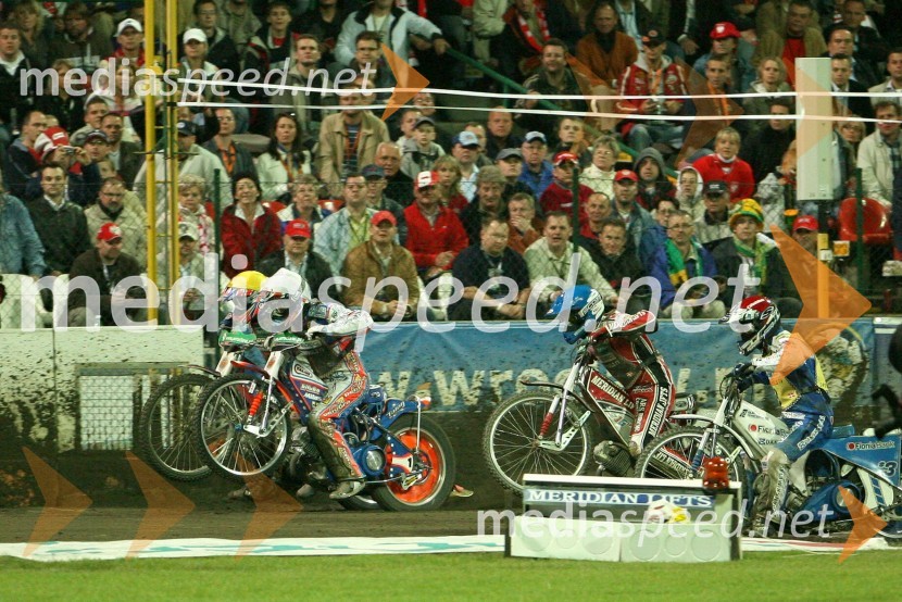 Chris Harris (Velika Britanija), Jason Crump (Avstralija), Hans Andersen (Danska) in Nicki Pedersen (Danska)SPEEDWAY GRAND PRIX, VN Evrope 2007, dirka