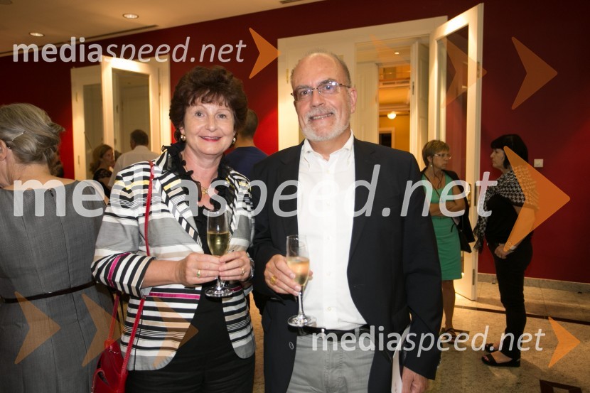  Barbara Reich;  Robert Reich, veleposlanik Švice v SlovenijiSimfonični koncert z Mednarodnim orkestrom Ljubljana