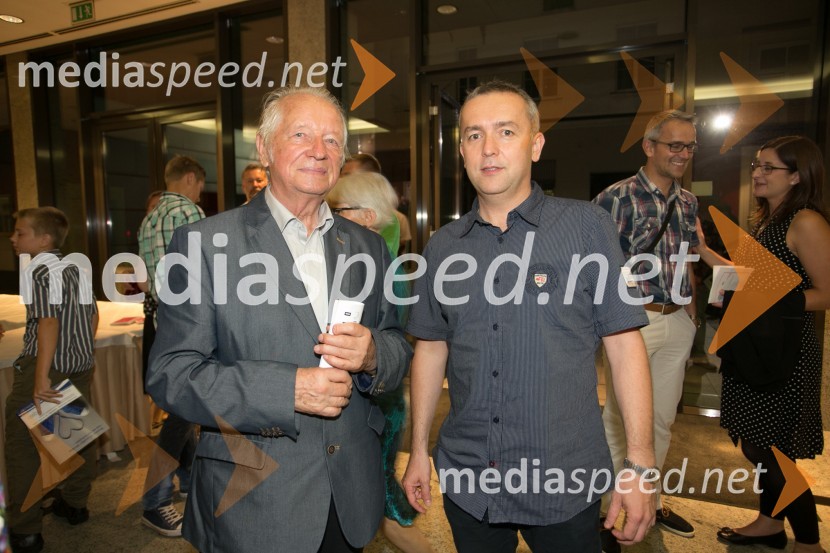  Lojze  Lebič, skladatelj;  Jože Kotar, klarinetistSimfonični koncert z Mednarodnim orkestrom Ljubljana