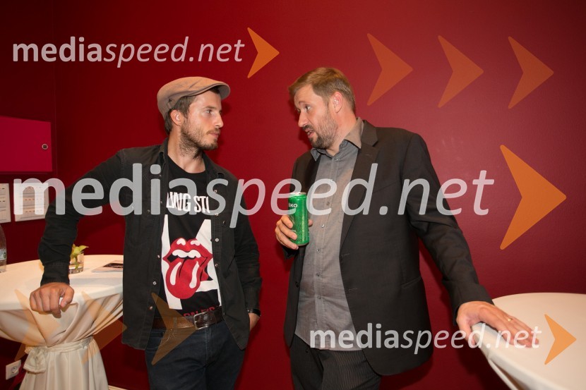  Dominik Bagola, glasbenik;  Tomo Peršuh, direktor, Slovenski mladinski orkesterSimfonični koncert z Mednarodnim orkestrom Ljubljana