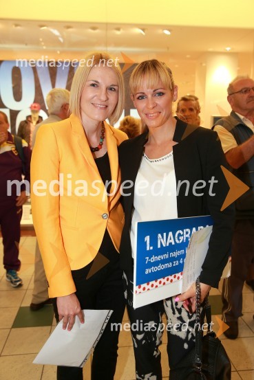 mag. Nataša Žnuderl Haložan, asistentka za marketing in office Europark;  Snežana Delakorda, direktorica, Prima komunikacijeEuropark praznuje 14. rojstni dan